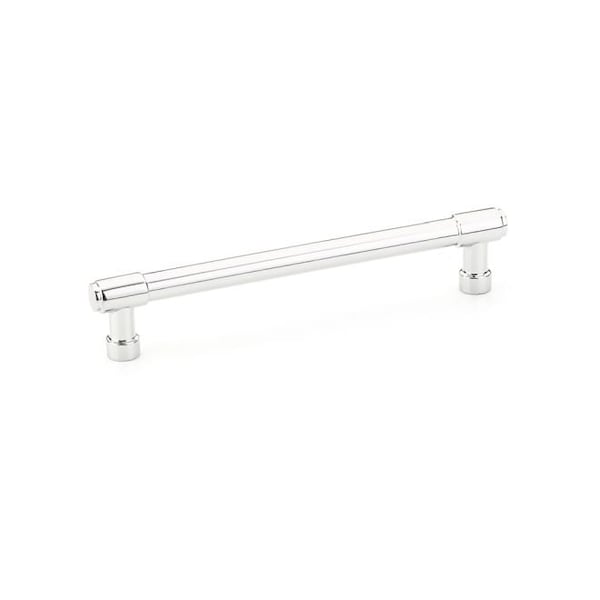 Emtek Jasper Cabinet Pull with 6 in Center to Center Polished Chrome Finish 86689US26 - main